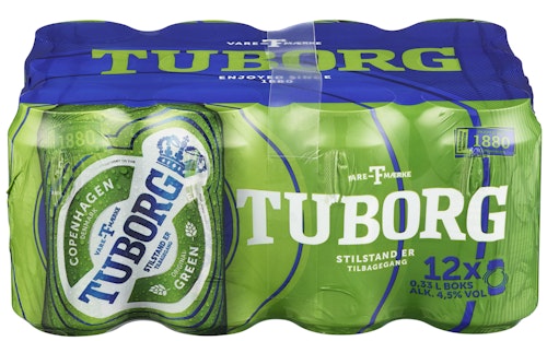 Bilde: © Tuborg / Oda Tuborg Tuborg Grøn 12 x 0,33l