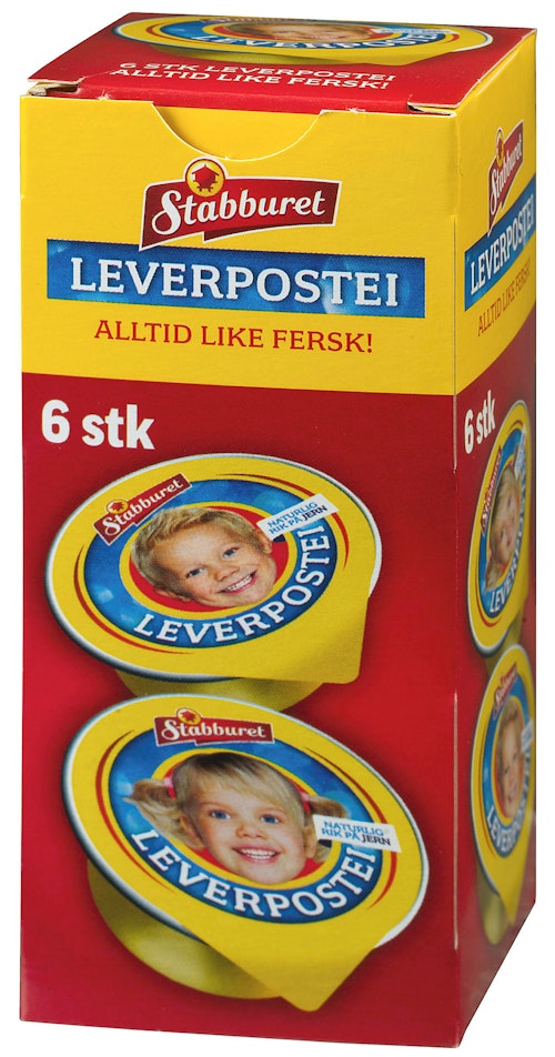 Bilde: © Stabburet / Oda Stabburet Leverpostei 6x22g