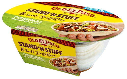Bilde: © Old El Paso / Oda Old El Paso Soft Tortillas Stand'n Stuff 190g, 193 g