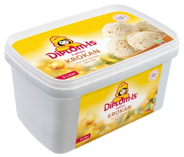 Bilde: © Diplom-Is / Oda Diplom-Is Fløte-is Krokan 2 l