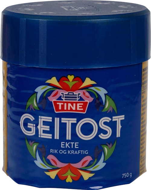 Bilde: © Tine / Kolonial.no Tine Ekte Geitost Rund 750 g