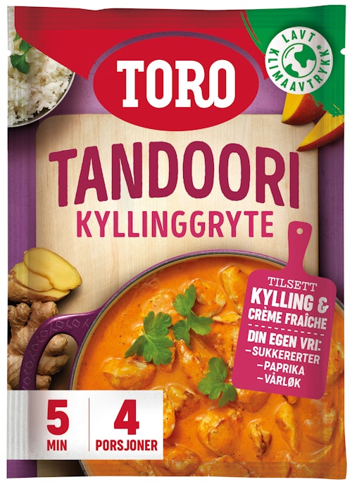 Bilde: © Toro / Oda Toro Tandoori Kyllinggryte