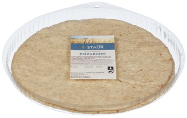 Bilde: © Staur Fjellbakeri / Oda Staur Fjellbakeri Pizzabunn fullkorn, ca 29 cm 2 stk
