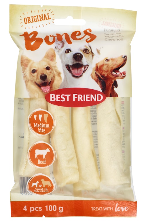 Bilde: © Best Friend / Oda Best Friend Tyggeben Bigbite medium bite, 12 cm 4 stk, 100 g