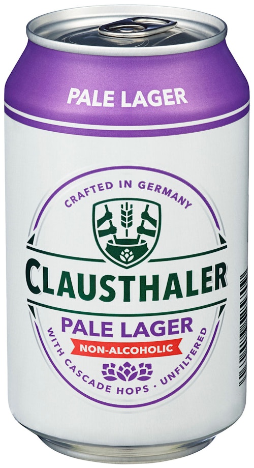 Bilde: © Clausthaler / Oda Clausthaler Clausthaler Pale Lager 0,33 l