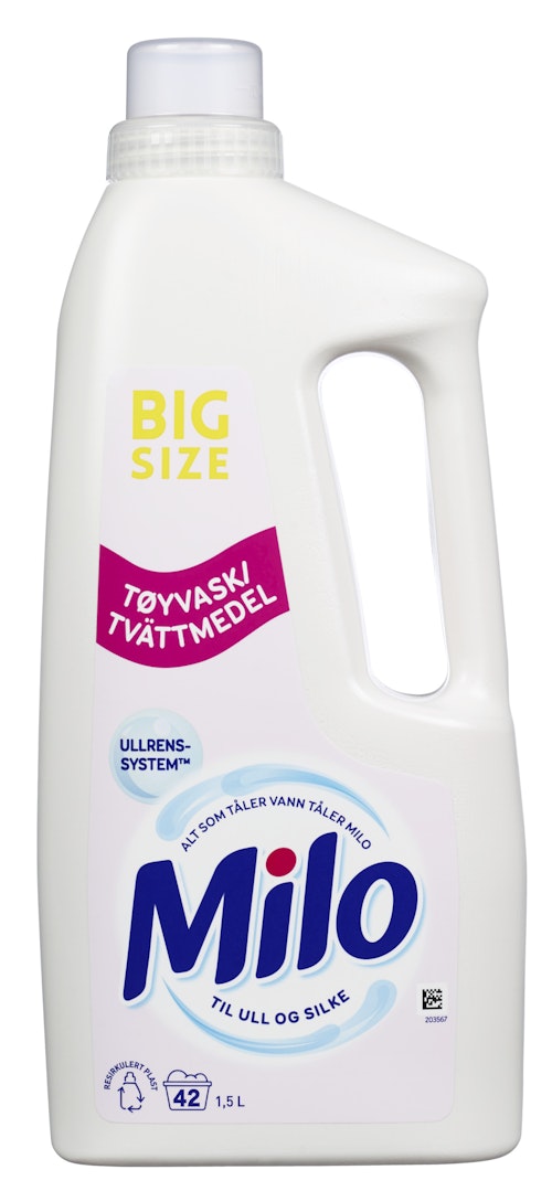 Bilde: © Milo / Oda Milo Tøyvask Big Pack Flytende, 1,5 l