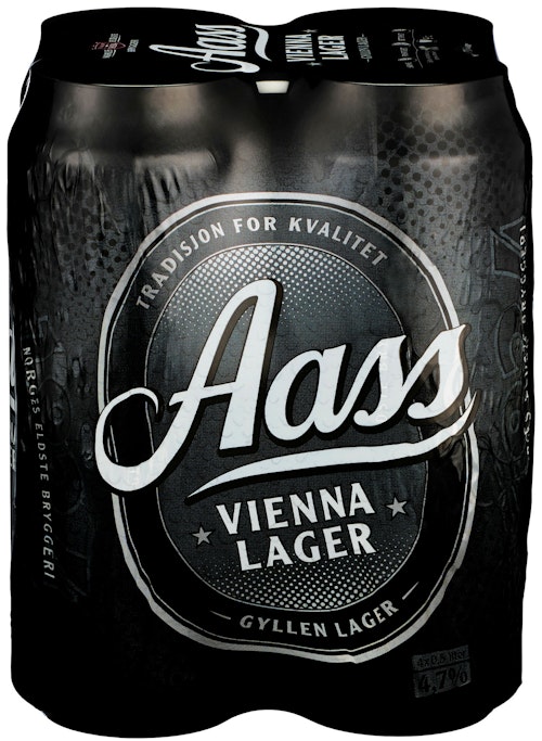 Bilde: © Aass Bryggeri / Oda Aass Bryggeri Aass Vienna Lager 4 x 0,5 liter