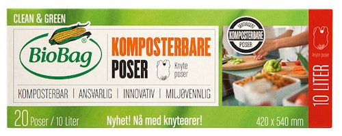 Biobag Komposterbare Poser 10l