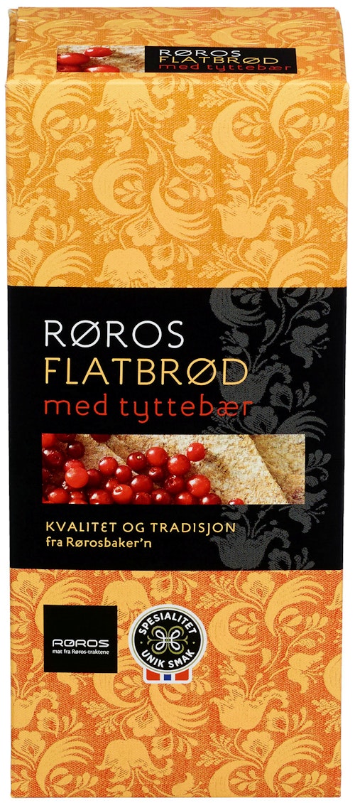 Røros-Flatbrød med Tyttebær