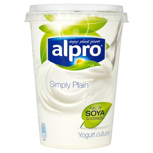 Bilde: © Alpro / Kolonial.no Alpro Soyayoghurt Naturell Naturell Økologisk, 500 ml