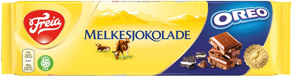 Freia Melkesjokolade Med Oreo