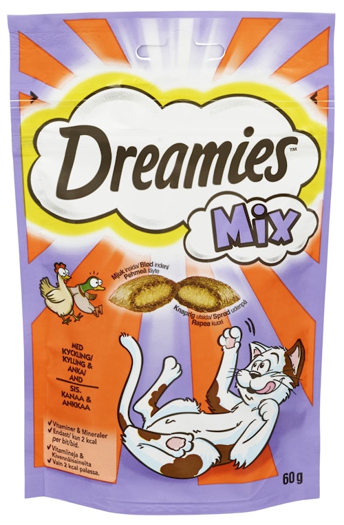 Dreamies Kylling & And Mix