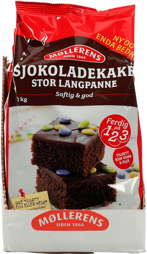 Bilde: © Møllerens / Oda Møllerens Sjokoladekake