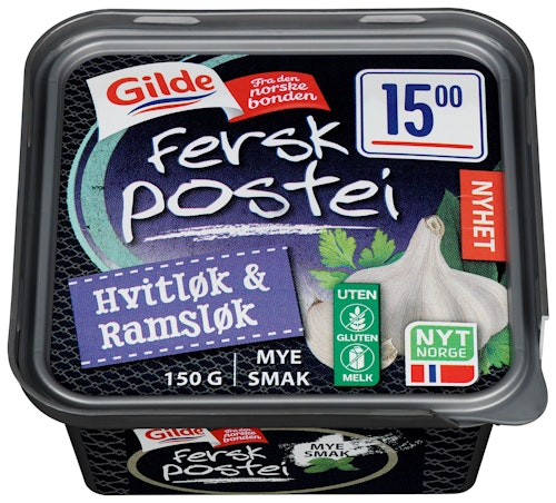 Bilde: © Gilde / Kolonial.no Gilde Leverpostei Med Hvitløk & Ramsløk 150 g