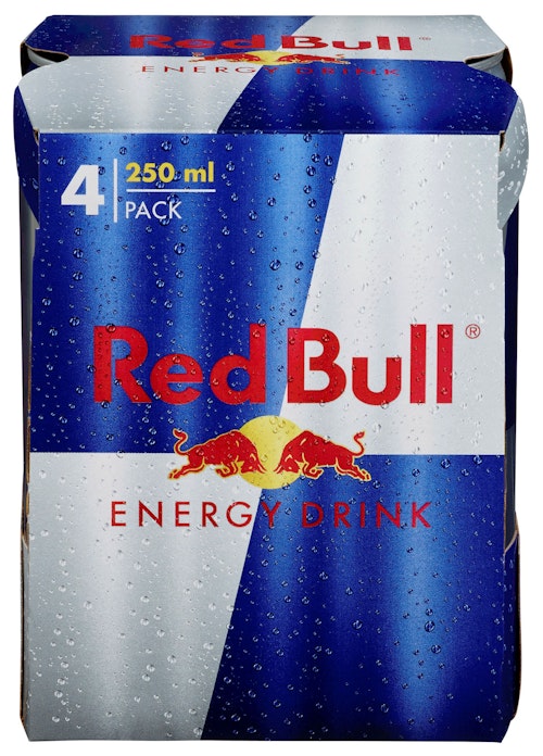 Bilde: © Red Bull / Kolonial.no Red Bull Red Bull 4x0,25ltr, 1 l