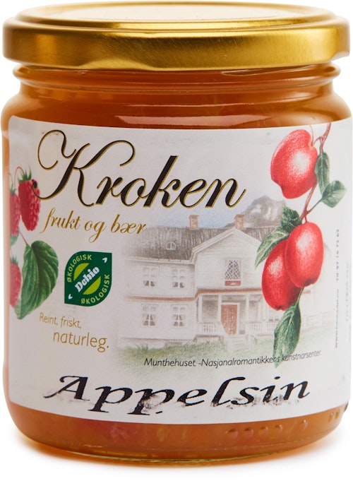 Kroken Frukt & Bær Håndlaget  Appelsinmarmelade Økologisk, 300 g
