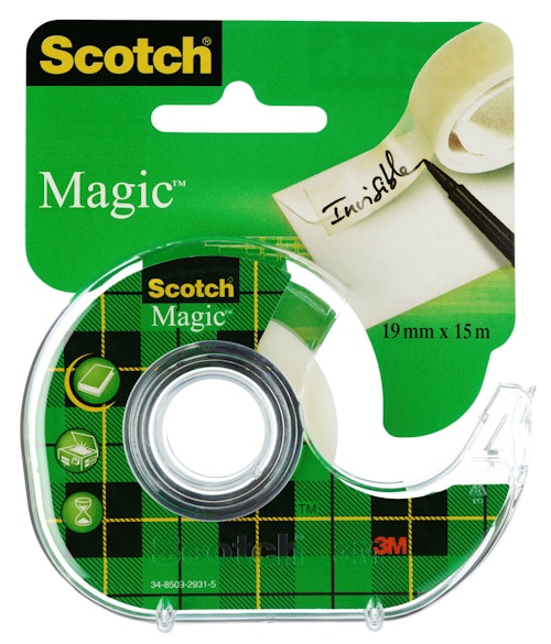 Scotch Scotch Tape Magic med Holder 15m