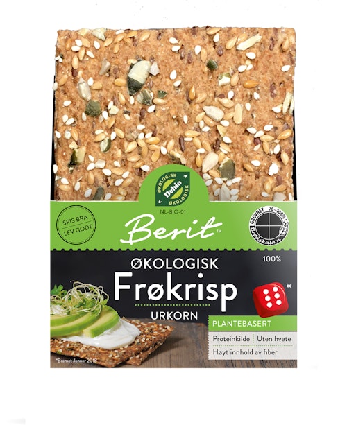 Bilde: © Berit Nordstrand / Oda Berit Nordstrand Frøkrisp Økologisk, 170 g
