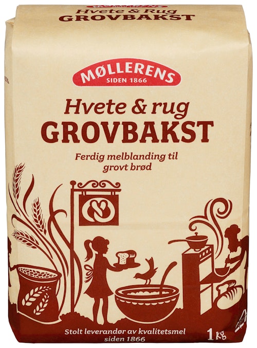 Bilde: © Møllerens / Oda Møllerens Grovbakstmel