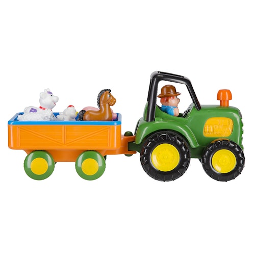 Traktor med dyr 1 stk