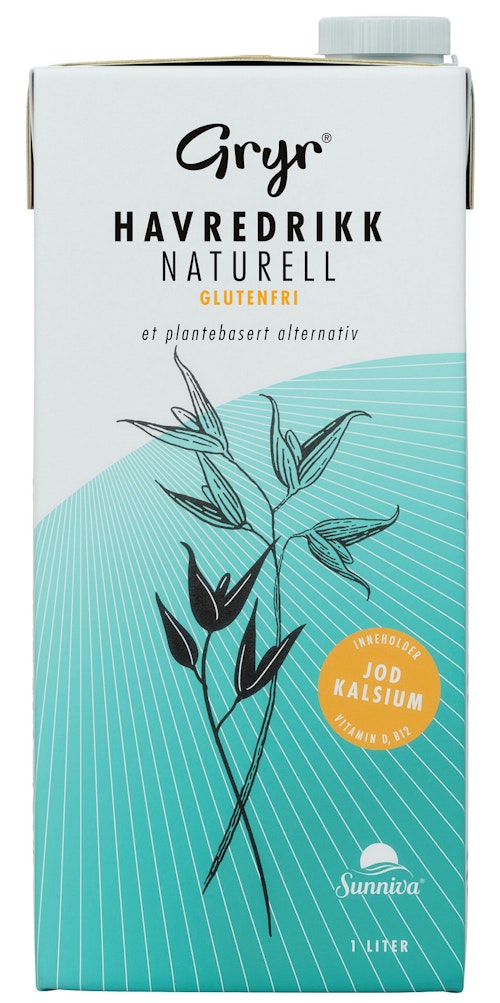 Bilde: © Sunniva / Oda Sunniva Gryr Havredrikk Naturell 1,5% 1 l