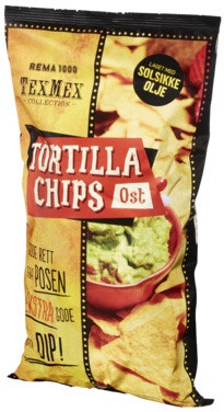 Bilde: © REMA 1000 / Oda REMA 1000 Tortillachips Ost