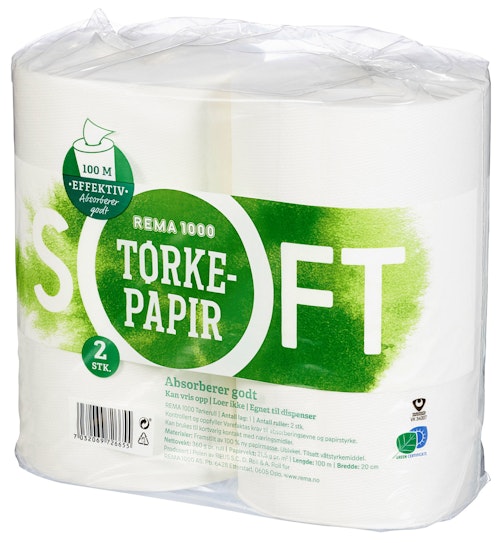 Bilde: © REMA 1000 / Oda REMA 1000 Tørkerull 2 stk