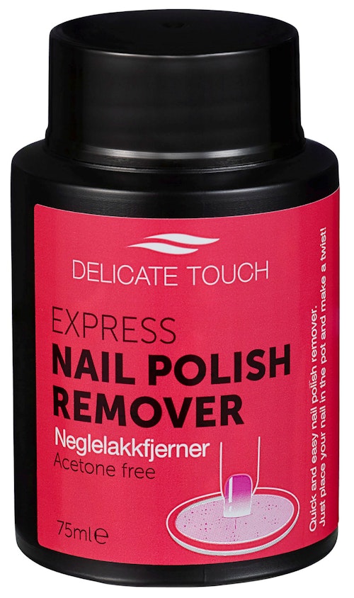 Bilde: © Delicate Touch / Oda Delicate Touch Express Nail Polish Remover Acetone Free