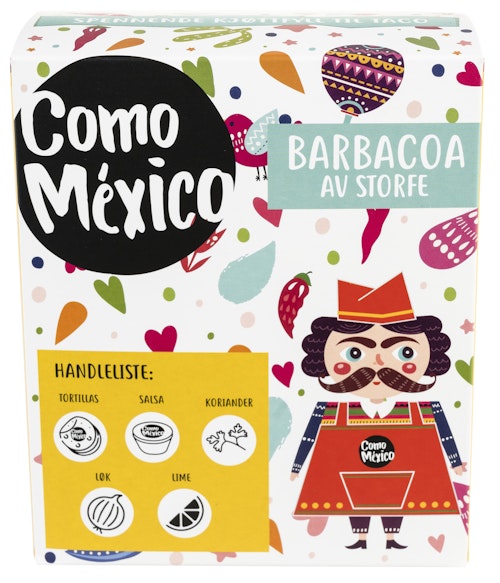 Bilde: © Como Mexico / Kolonial.no Como Mexico Como Mexico Barbacoa Taco Kjøtt 300 g