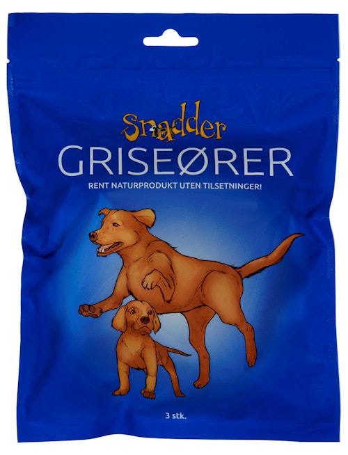 Bilde: © Snadder / Kolonial.no Snadder Griseører 3 stk