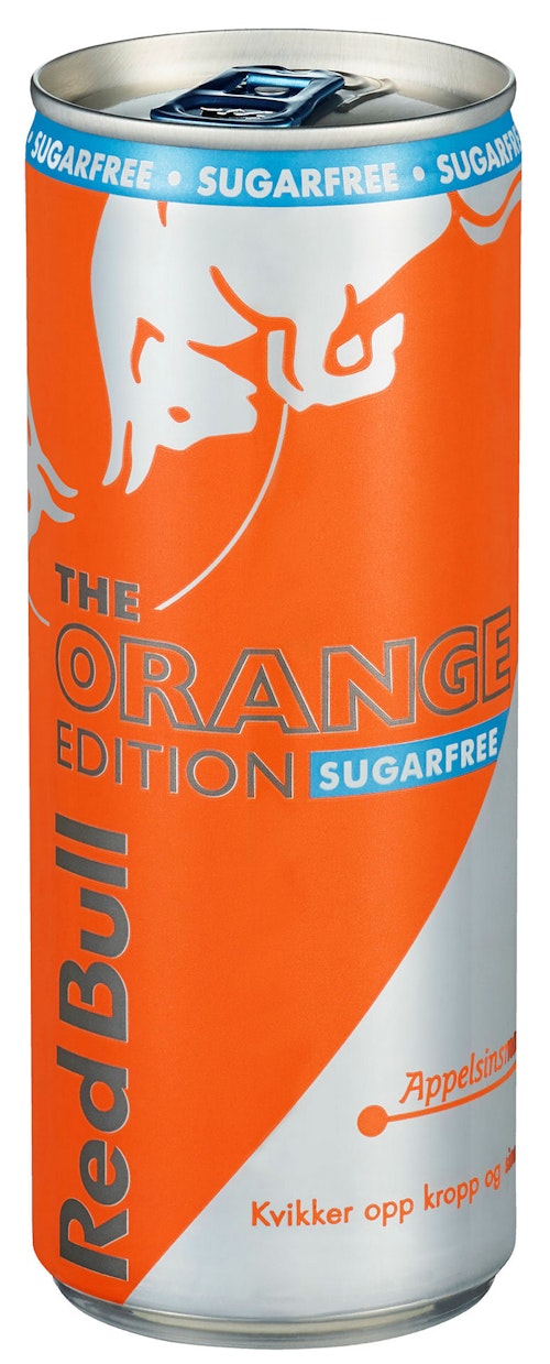 Bilde: © Red Bull / Kolonial.no Red Bull Red Bull Orange Edition Sugarfree, 250 ml