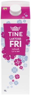 Bilde: © Tine / Oda Tine Tine Laktosefri Lettmelk 1% fett