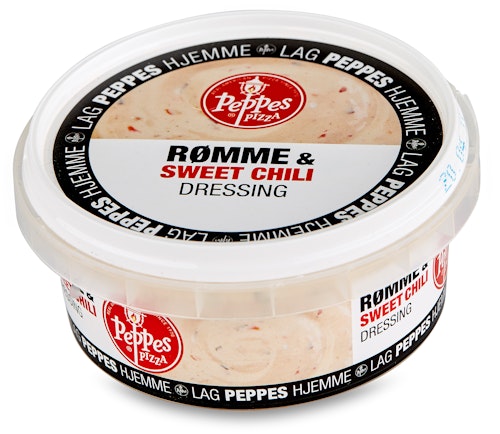 Bilde: © Peppes Pizza / Oda Peppes Pizza Peppes Rømme & Sweet Chili 125 g