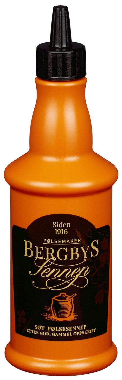 Bilde: © Pølsemaker Bergbys / Kolonial.no Pølsemaker Bergbys Bergbys sennep 510 g