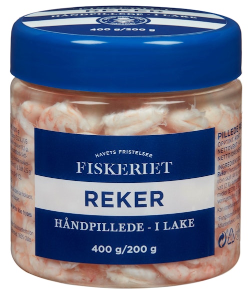 Bilde: © Salatmester'n / Oda Salatmester'n Reker i Lake Håndpillede 200 g