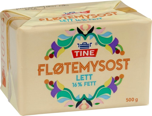 Bilde: © Tine / Kolonial.no Tine Fløtemysost Lettere, 500 g