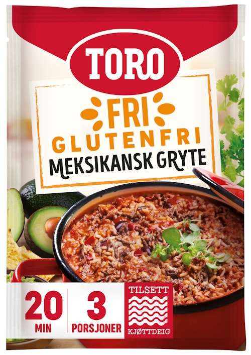 Bilde: © Toro / Oda Toro Toro Meksikansk Gryte Glutenfri, 183 g