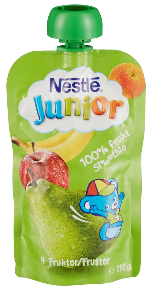 Bilde: © Nestlé / Kolonial.no Nestlé Junior 4 Frukter Smoothie 110 g