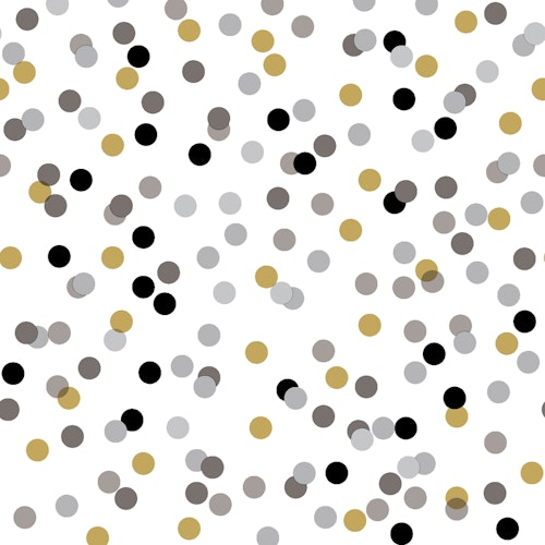 Bilde: © Duni / Oda Duni Servietter Dream Dots Black 3 lag, 33x33cm