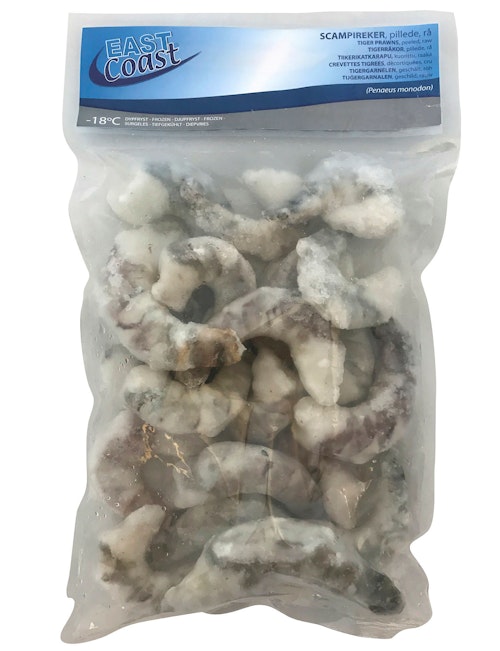 Bilde: © East Coast / Oda East Coast Ekstra Store Rå Scampi Str 8/12 Ferdig rensket, 1 kg