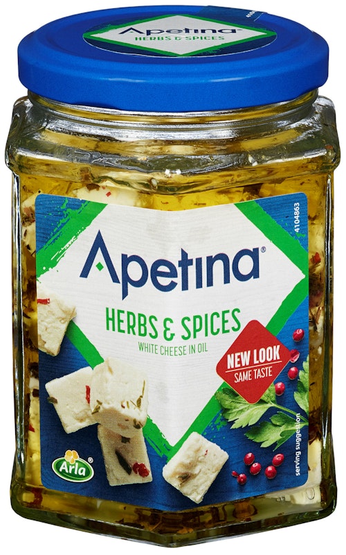 Bilde: © Arla / Kolonial.no Arla Apetina Marinert Herbs & Spices, 265 g