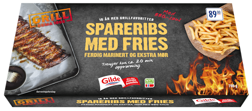 Bilde: © Gilde / Kolonial.no Gilde Spareribs Med Fries 700 g