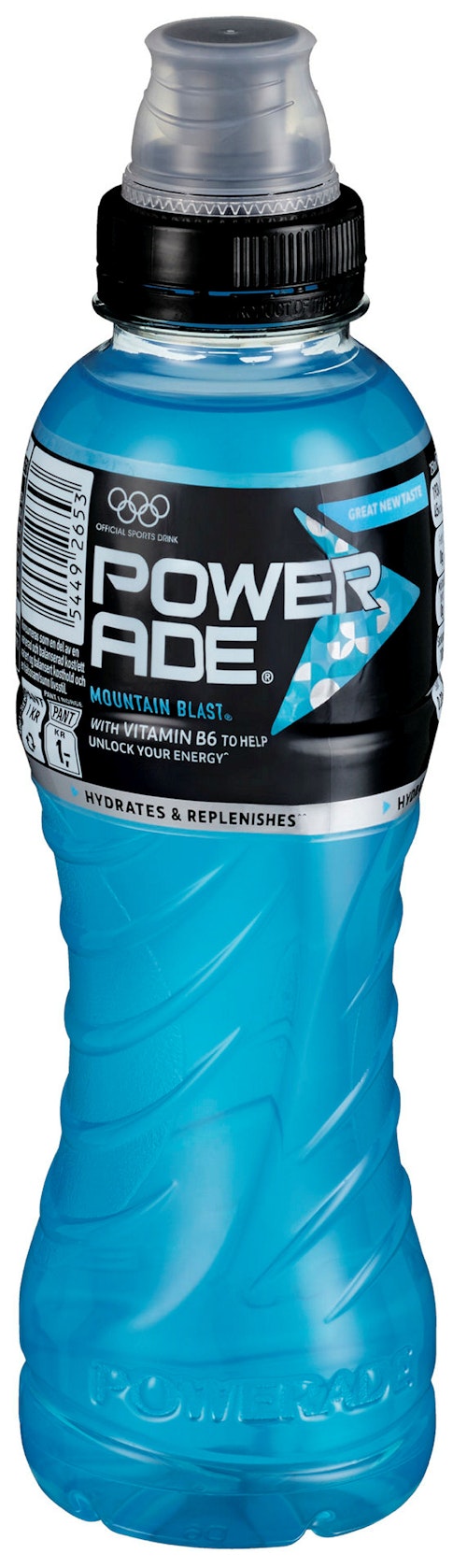 Bilde: © Coca-Cola / Kolonial.no Coca-Cola Powerade Mountain Blast 0,5 l