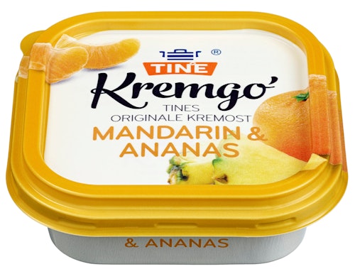 Bilde: © Tine / Kolonial.no Tine Kremost Ananas & Mandarin, 125 g