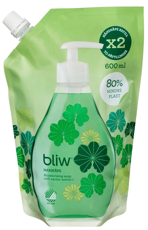 Bilde: © Bliw / Oda Bliw Håndsåpe Refill Assortert Type, 600 ml