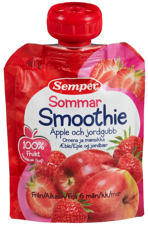 Bilde: © Semper / Kolonial.no Semper Smoothie Sommer 90 g