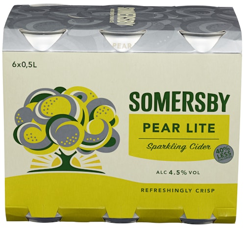 Bilde: © Somersby / Oda Somersby Somersby Pear Lite 6 x 0,5l, 3 l