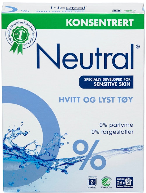 Bilde: © Neutral / Oda Neutral Neutral Hvitvask 975 g