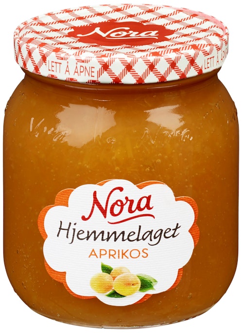 Bilde: © Nora / Oda Nora Aprikossyltetøy Hjemmelaget 400 g