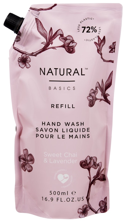 Bilde: © Natural Basics / Oda Natural Basics Refill Hand Wash Sweet Chai & Lavender 500ml
